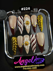 Angelina Handmade Custom Press-On | 210-239 - Angelina Nail Supply NYC