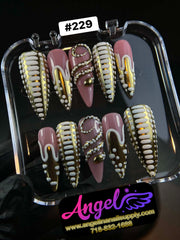 Angelina Handmade Custom Press-On | 210-239 - Angelina Nail Supply NYC