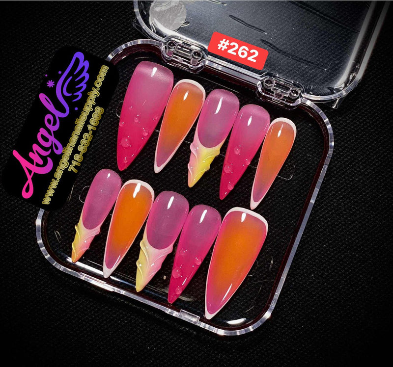 Angelina Handmade Custom Press-On | 240-269 - Angelina Nail Supply NYC