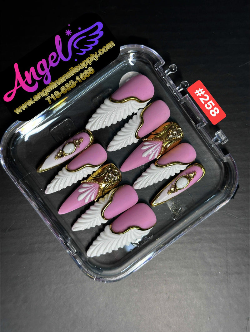 Angelina Handmade Custom Press-On | 240-269 - Angelina Nail Supply NYC