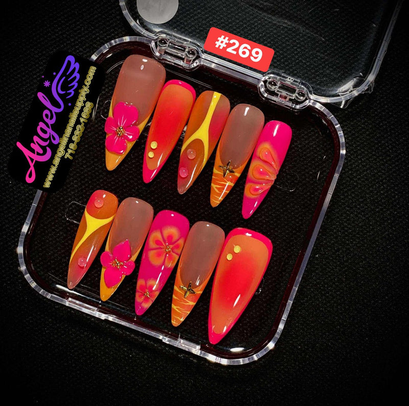 Angelina Handmade Custom Press-On | 240-269 - Angelina Nail Supply NYC