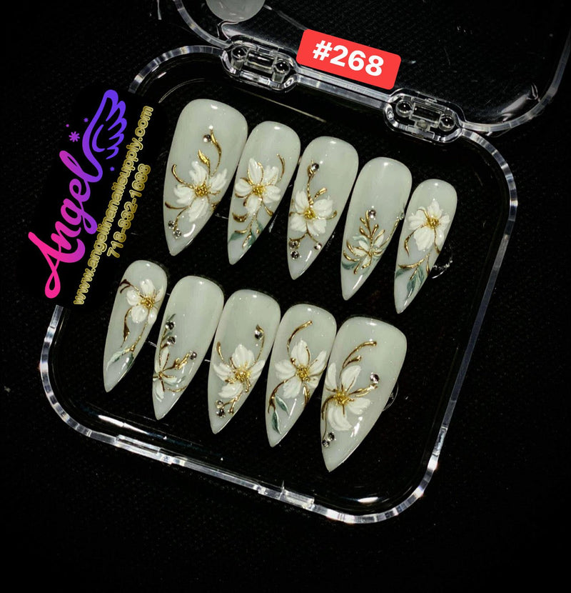 Angelina Handmade Custom Press-On | 240-269 - Angelina Nail Supply NYC