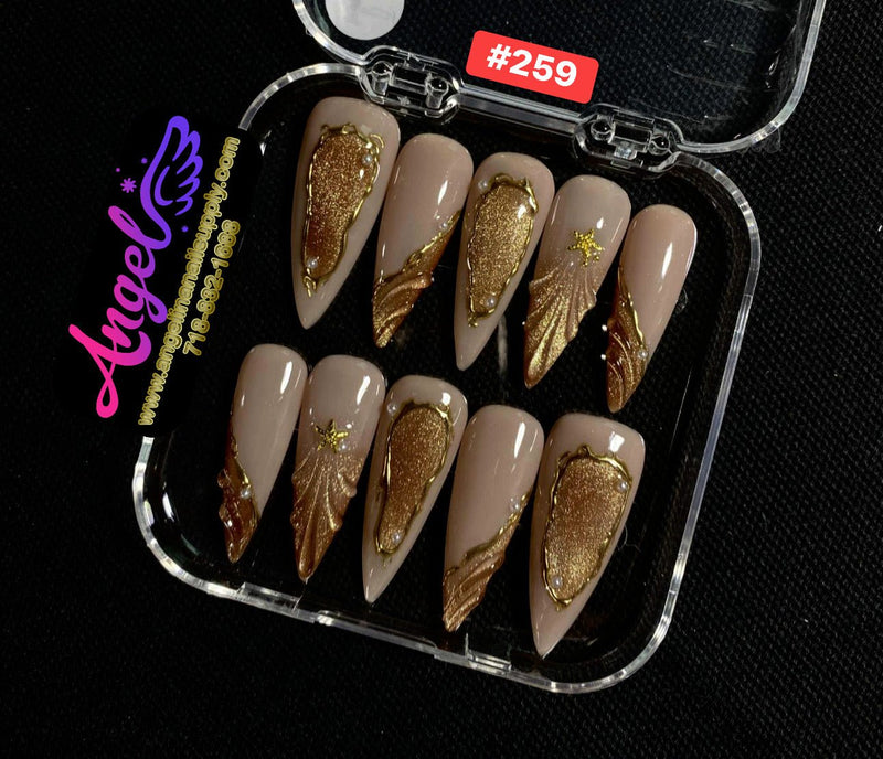 Angelina Handmade Custom Press-On | 240-269 - Angelina Nail Supply NYC