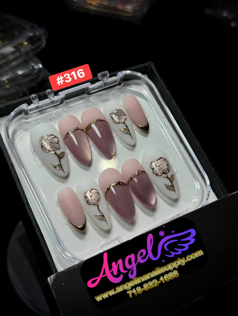 Angelina Handmade Custom Press-On | 300-329 - Angelina Nail Supply NYC