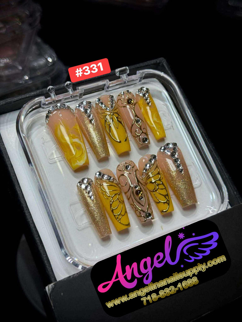 Angelina Handmade Custom Press-On | 330-359 - Angelina Nail Supply NYC