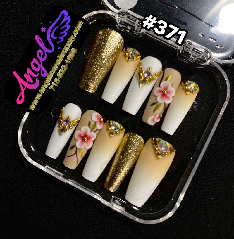 Angelina Handmade Custom Press-On | 360-389 - Angelina Nail Supply NYC