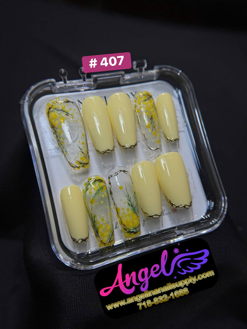 Angelina Handmade Custom Press-On | 390-419 - Angelina Nail Supply NYC