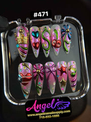 Angelina Handmade Custom Press-On | 450-479 - Angelina Nail Supply NYC