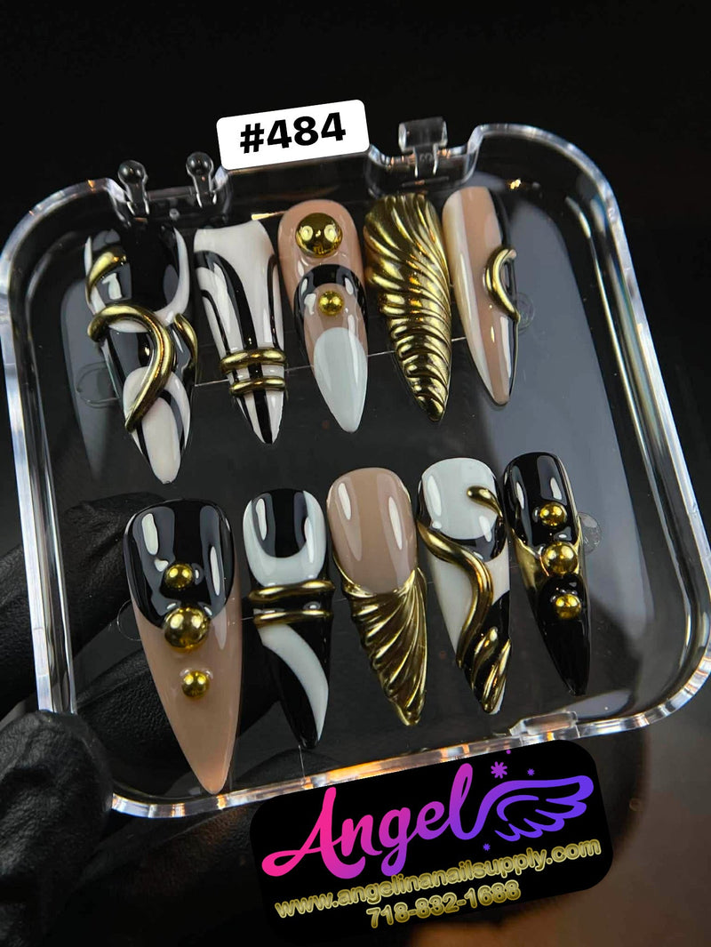 Angelina Handmade Custom Press-On | 480-509 - Angelina Nail Supply NYC