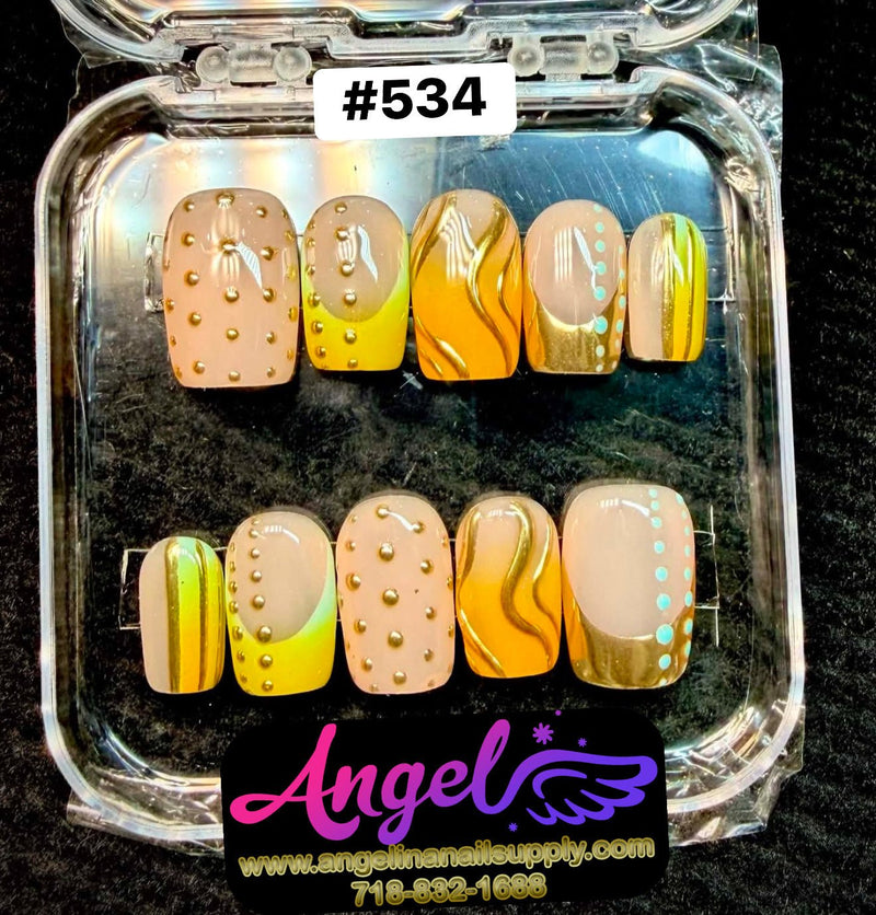 Angelina Handmade Custom Press-On | 510-539 - Angelina Nail Supply NYC