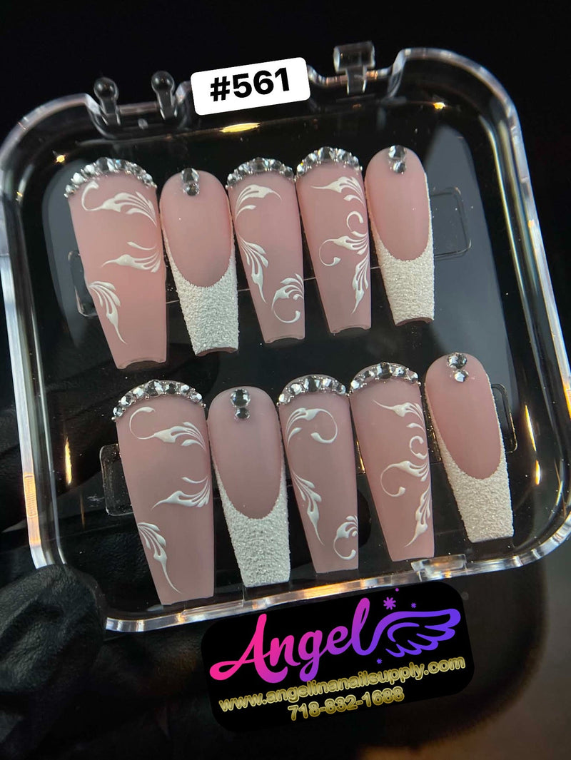 Angelina Handmade Custom Press-On 561 - Angelina Nail Supply NYC