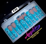 Angelina Handmade Custom Press-On | Long Nail Design 060-089 - Angelina Nail Supply NYC