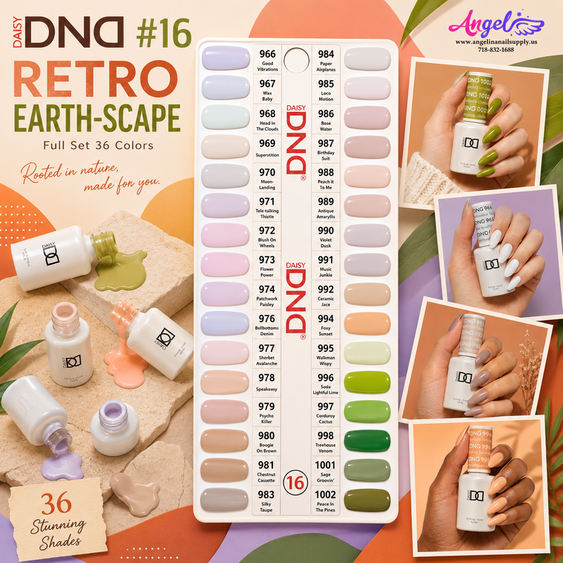 Bộ sưu tập DND16 #16 Phong cảnh Trái đất cổ điển (Bộ đầy đủ 36 màu #966 - #1003)