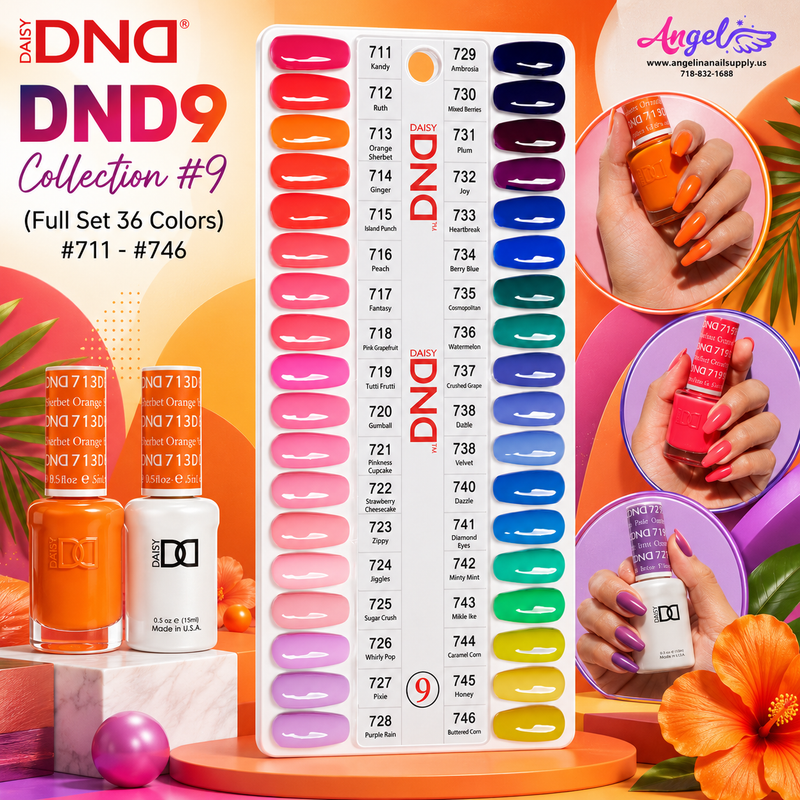 Bộ sưu tập DND9 #9 (Bộ đầy đủ 36 màu #711 - #746)