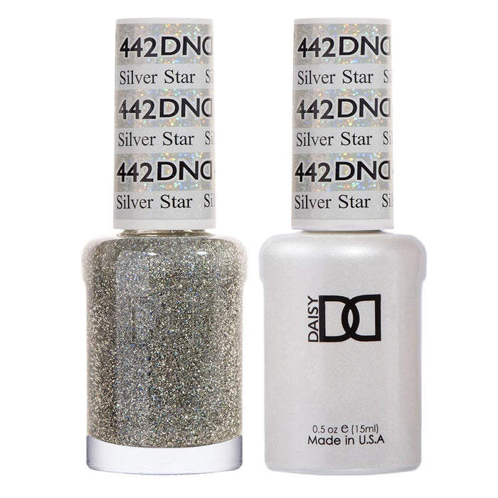 Dnd Gel 442 Silver Star - Angelina Nail Supply NYC