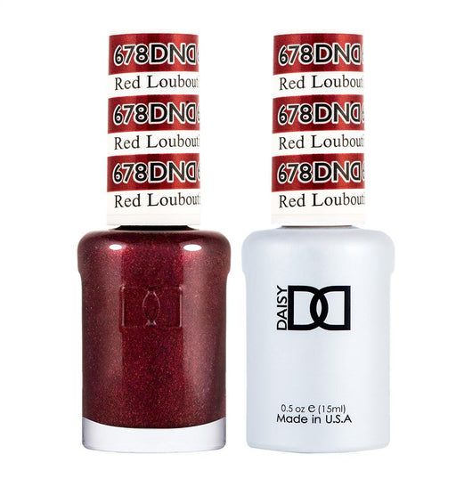 Dnd Gel 678 Red Louboutin - Angelina Nail Supply NYC