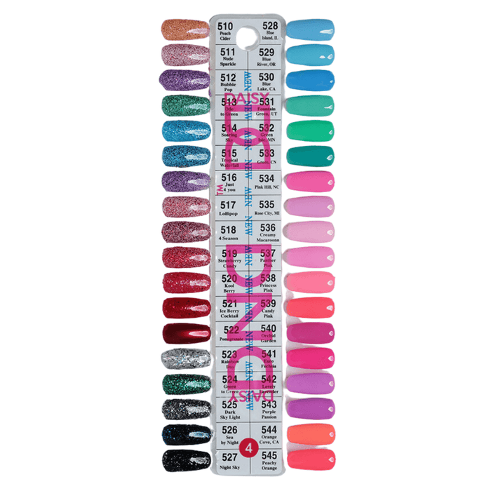 DND4 Collection #4 (Full Set 36 Colors #510 - #545) - Angelina Nail Supply NYC