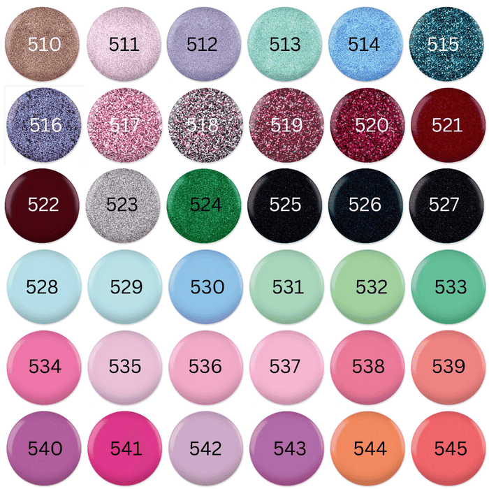 DND4 Collection #4 (Full Set 36 Colors #510 - #545) - Angelina Nail Supply NYC