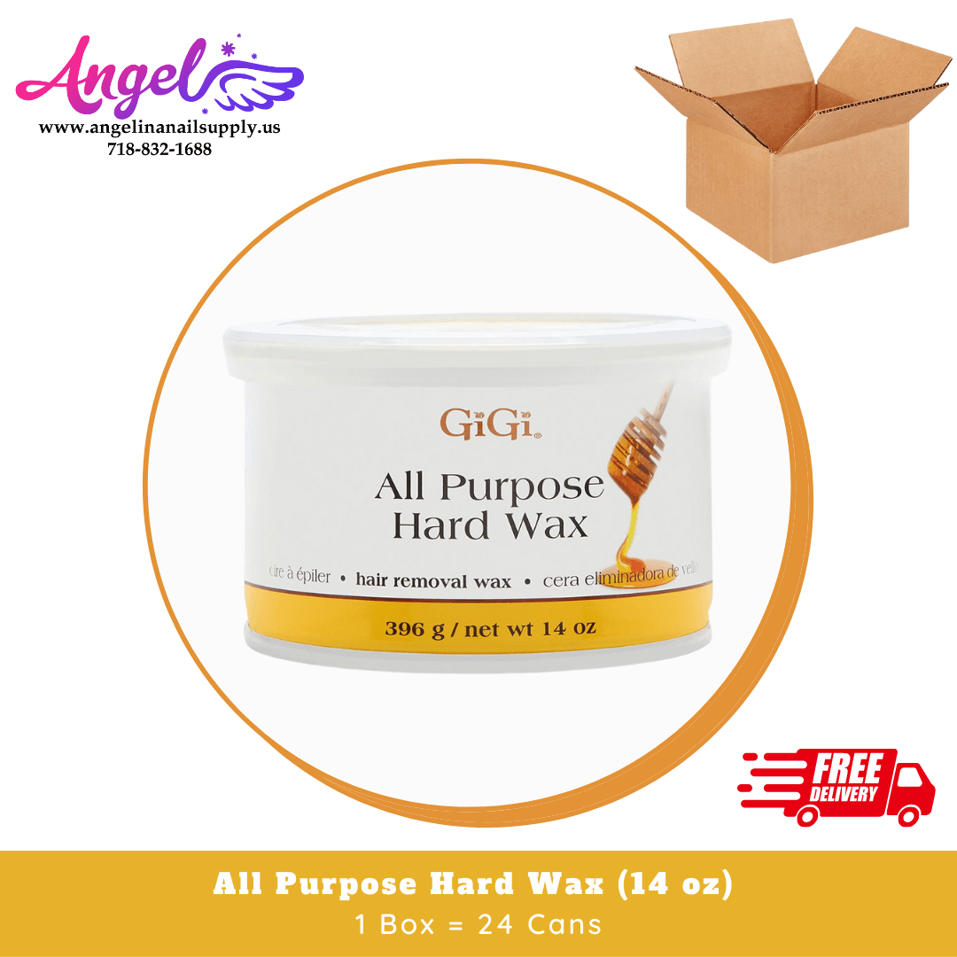 GiGi All Purpose Hard Wax (24 Cans/Box - 14 oz each can) - Angelina Nail Supply NYC