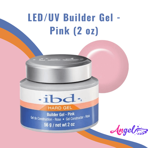 IBD LED/UV Builder Gel - Pink (2oz) - Angelina Nail Supply NYC