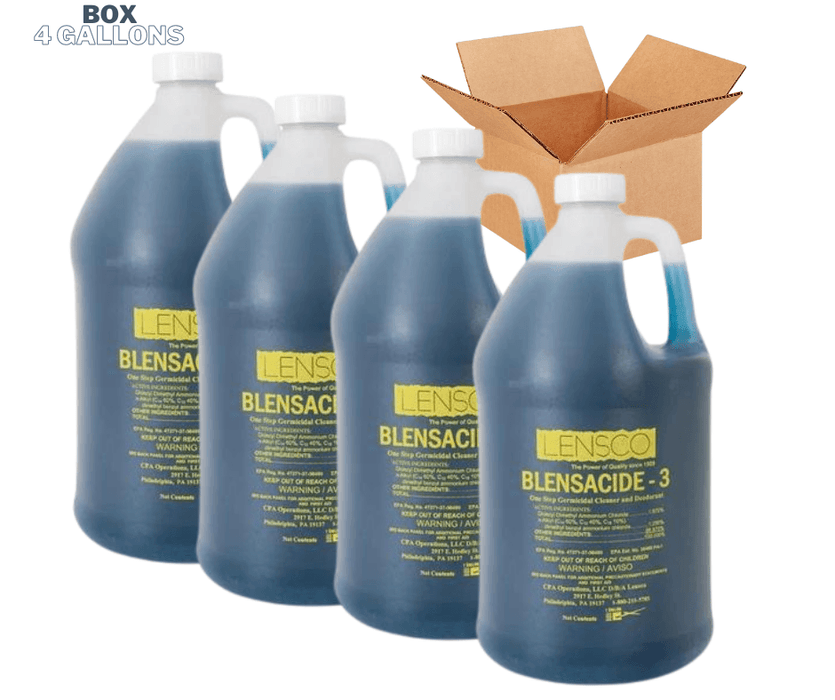 Lensco Blensacide - 3 (box / 4 gallons ) - Angelina Nail Supply NYC