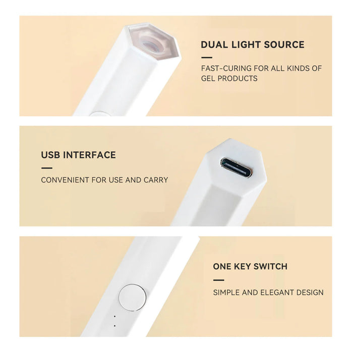 Aprés Mini Nail Lamp-White