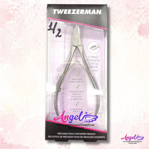 Nipper Tweezerman Professional - Cuticle (Half Jaw) - Angelina Nail Supply NYC