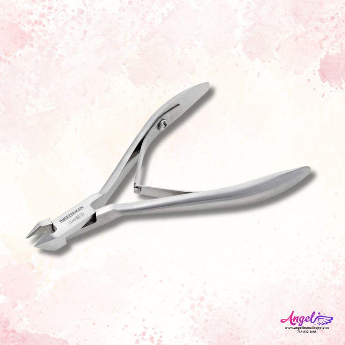 Nipper Tweezerman Professional - Cuticle (Half Jaw) - Angelina Nail Supply NYC