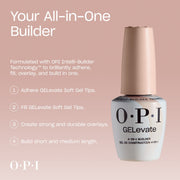 OPI 4-in-1 Builder Gel BIB001 Warm Pink / For The Fill Of It - Angelina Nail Supply NYC