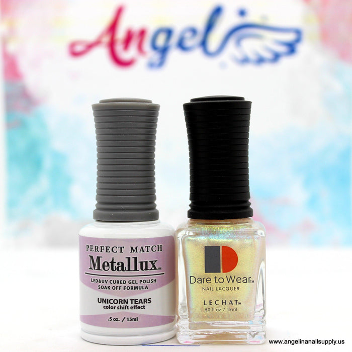 Perfect Match Gel Dou Metallux MLMS 07 UNICORN TEARS - Angelina Nail Supply NYC