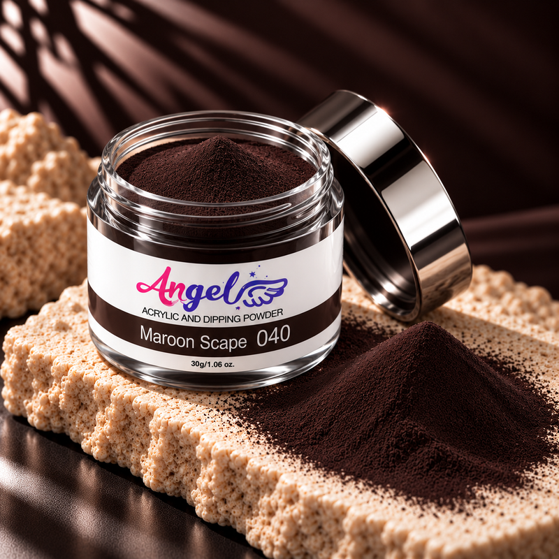 Angel Dip Powder D040 MAROON SCAPE