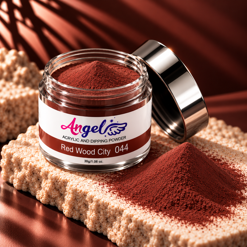Angel Dip Powder D044 RED WOOD CITY