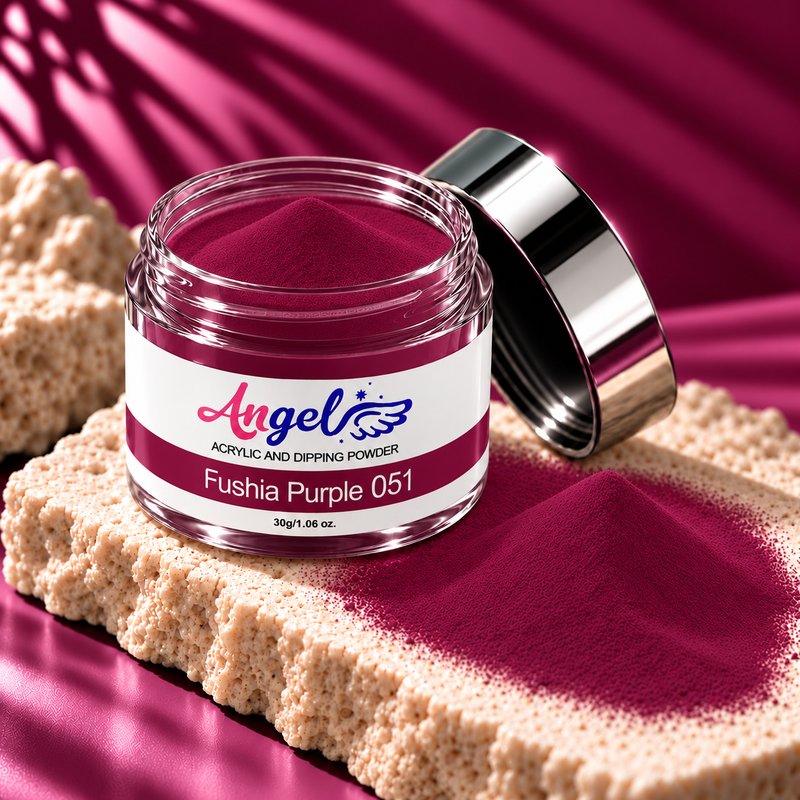 Angel Dip Powder D051 FUSHIA PURPLE