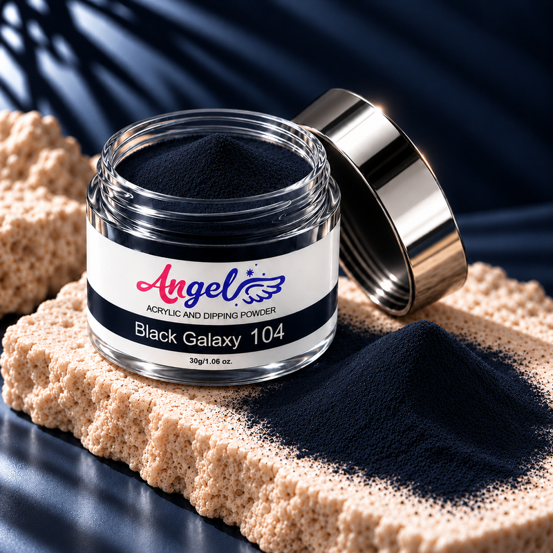 Angel Dip Powder D104 BLACK GALAXY