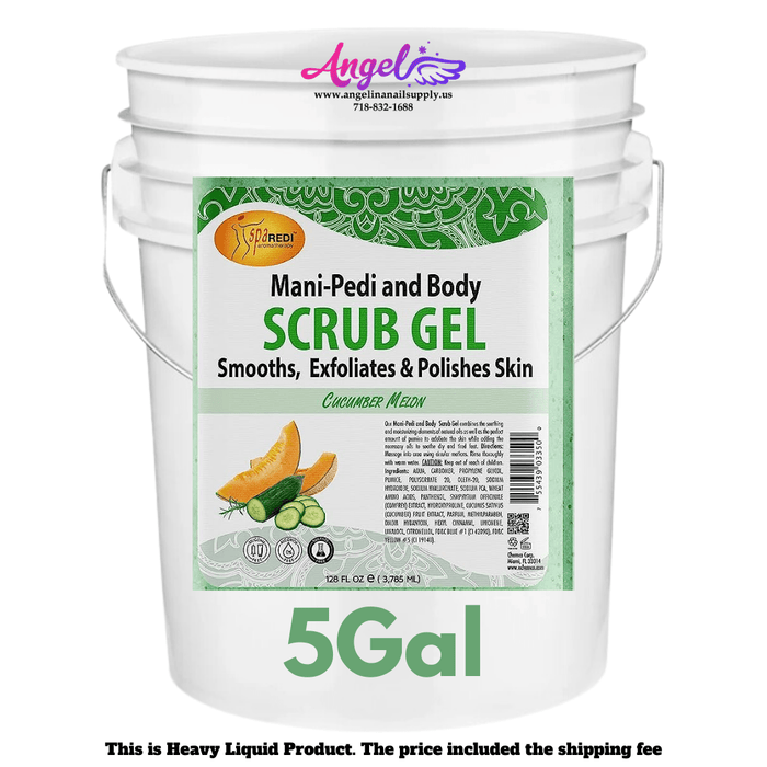 Spa Redi Pedi Scrub Gel (1 Gal & 5 Gal) - Angelina Nail Supply NYC