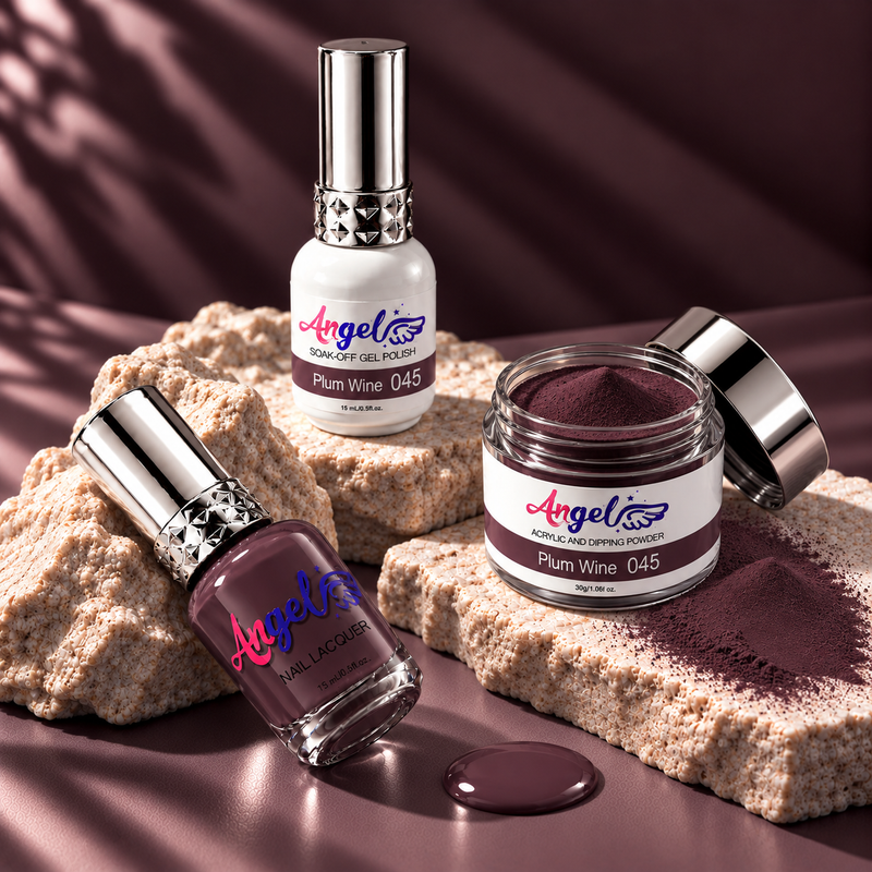 Angel Combo 3in1 C045 PLUM WINE