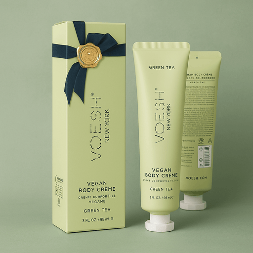 Voesh Green Tea Supple Vegan Body & Hand Creme 3 Fl.Oz. - Angelina Nail Supply NYC