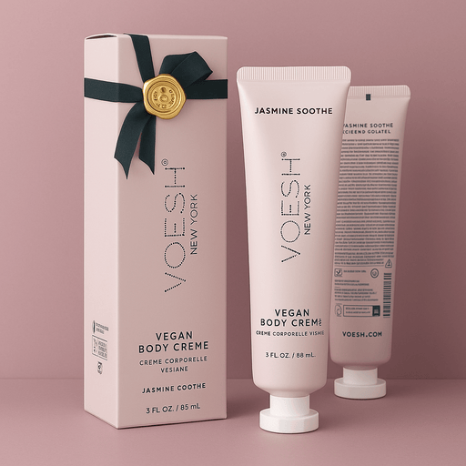 Voesh Jasmine Soothe Vegan Body & Hand Creme 3 Fl.Oz. - Angelina Nail Supply NYC
