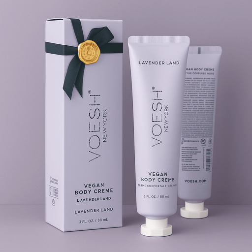 Voesh Lavender Relieve Vegan Body & Hand Creme 3 Fl.Oz. - Angelina Nail Supply NYC