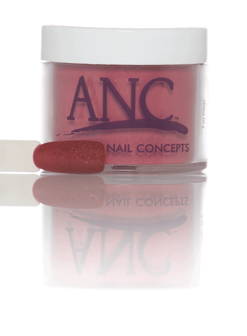 ANC Dip Powder 058 METALLIC DARK RED - Angelina Nail Supply NYC