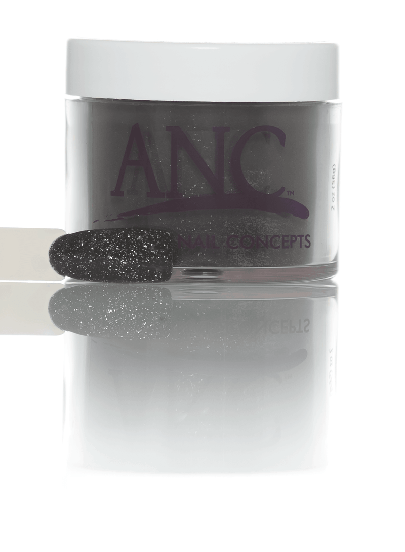 ANC Dip Powder 102 BLACK GLITTER - Angelina Nail Supply NYC