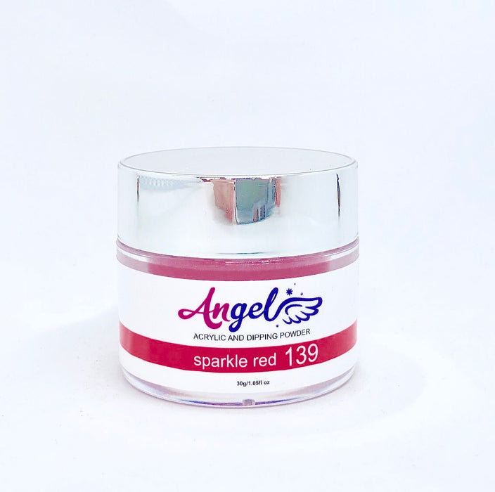 Angel Dip Powder D139 SPARKLE RED - Angelina Nail Supply NYC