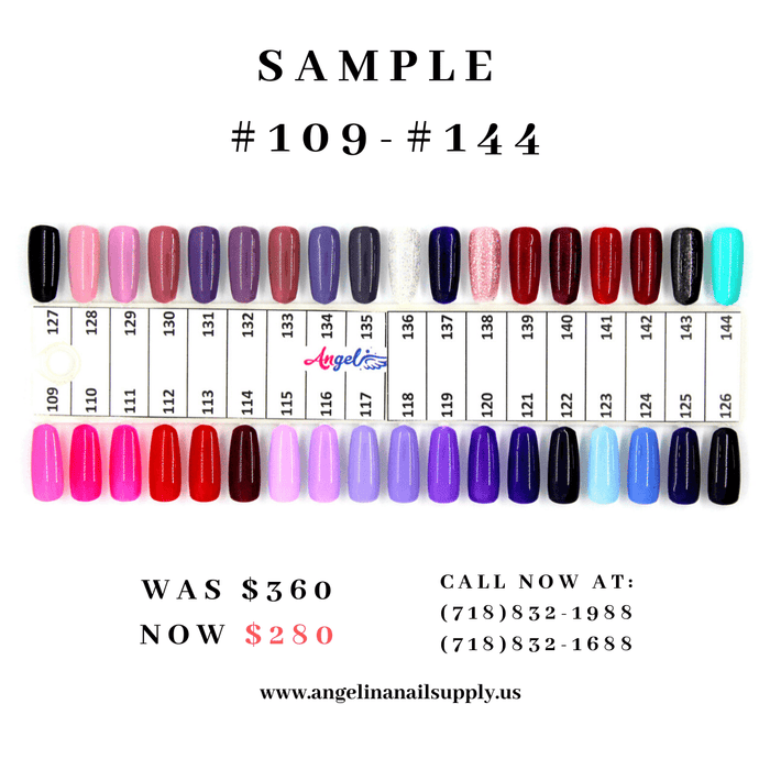 Angel Gel Color Dual ( 36 colors ) #109 - #144 - Angelina Nail Supply NYC