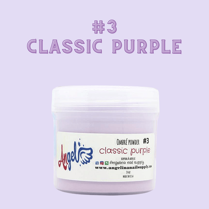 Angel Ombre Powder 03 Classic Purple - Angelina Nail Supply NYC