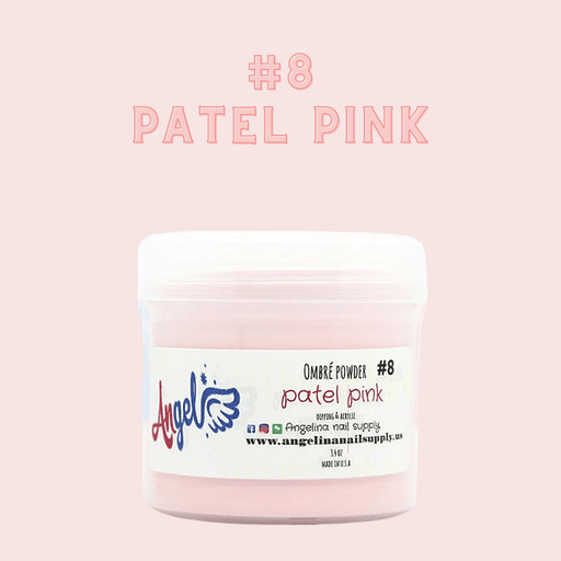 Angel Ombre Powder 08 Pastel Pink - Angelina Nail Supply NYC