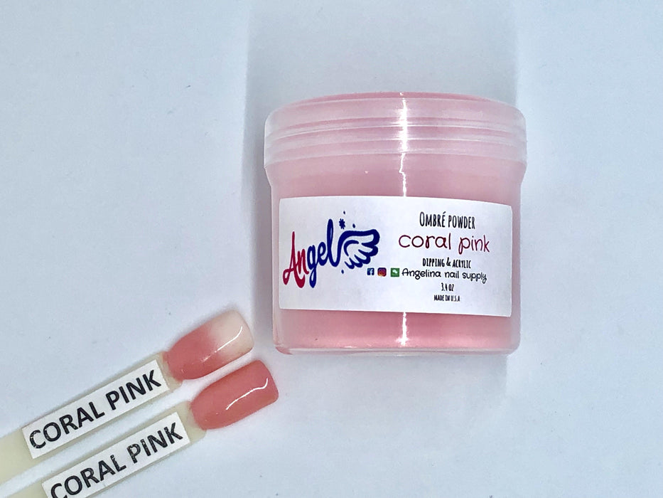 Angel Ombre Powder 09 Coral Pink - Angelina Nail Supply NYC