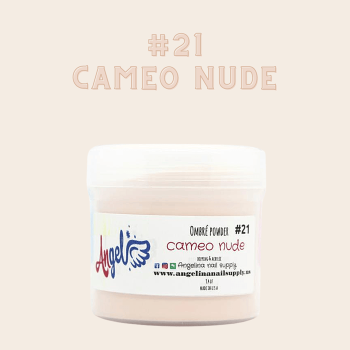 Angel Ombre Powder 21 Cameo Nude - Angelina Nail Supply NYC