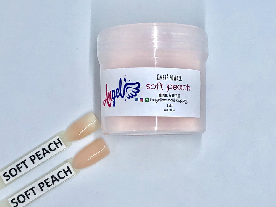 Angel Ombre Powder 28 Soft Peach - Angelina Nail Supply NYC