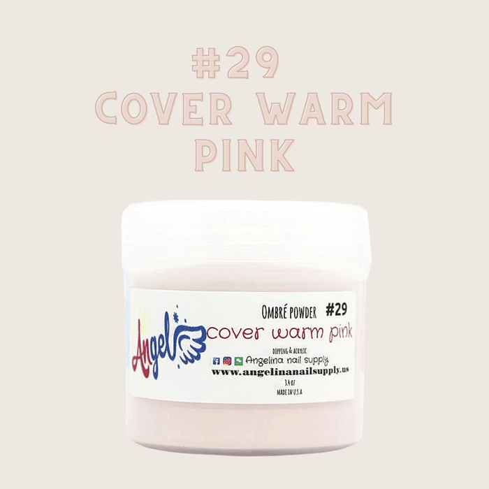 Angel Ombre Powder 29 Cover Warm Pink - Angelina Nail Supply NYC