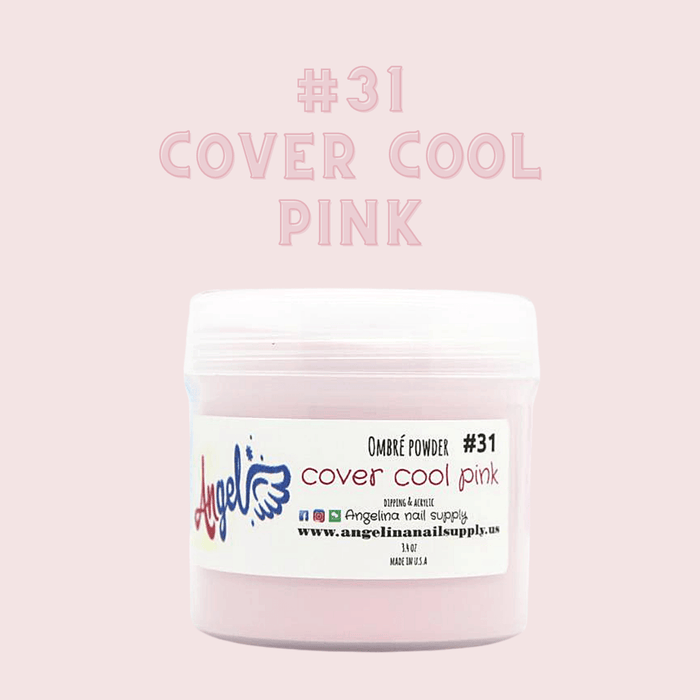 Angel Ombre Powder 31 Cover Cool pink - Angelina Nail Supply NYC